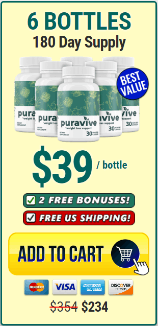 Puravive Weight Loss 6 Bottle